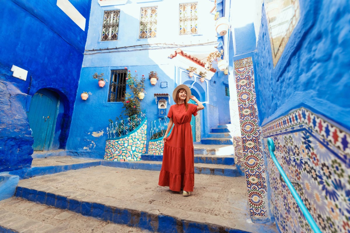 Tourist in Morocco